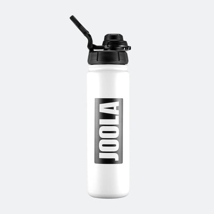 White water bottle with black cap and 'JOOLA' branding on a white background