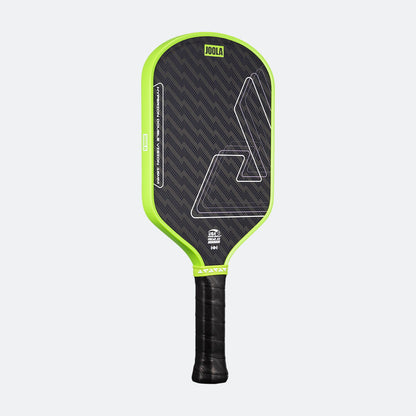 White background, product image of the Hyperion Double Vision pickleball paddle.