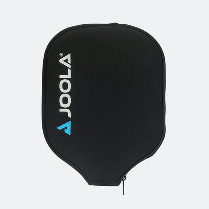 Joola Universal Neoprene Pickleball Paddle Cover in black neoprene material shown from front view
