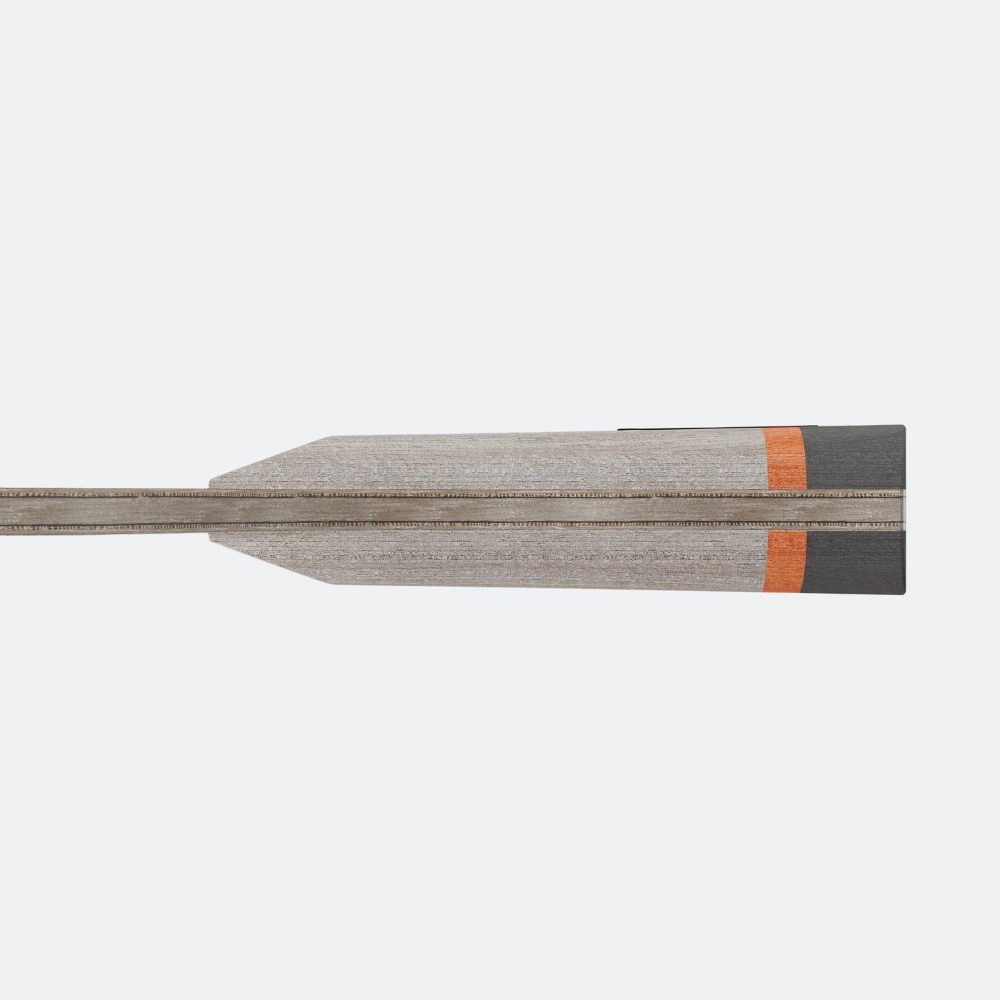 JOOLA BASEline Carbon Handle Wooden table tennis racket with a black and orange grip on a white background.