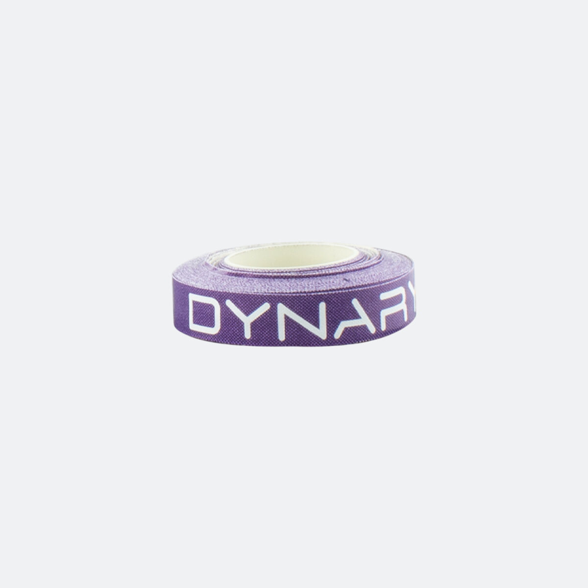 White background image, purple dynaryz table tennis edge tape.