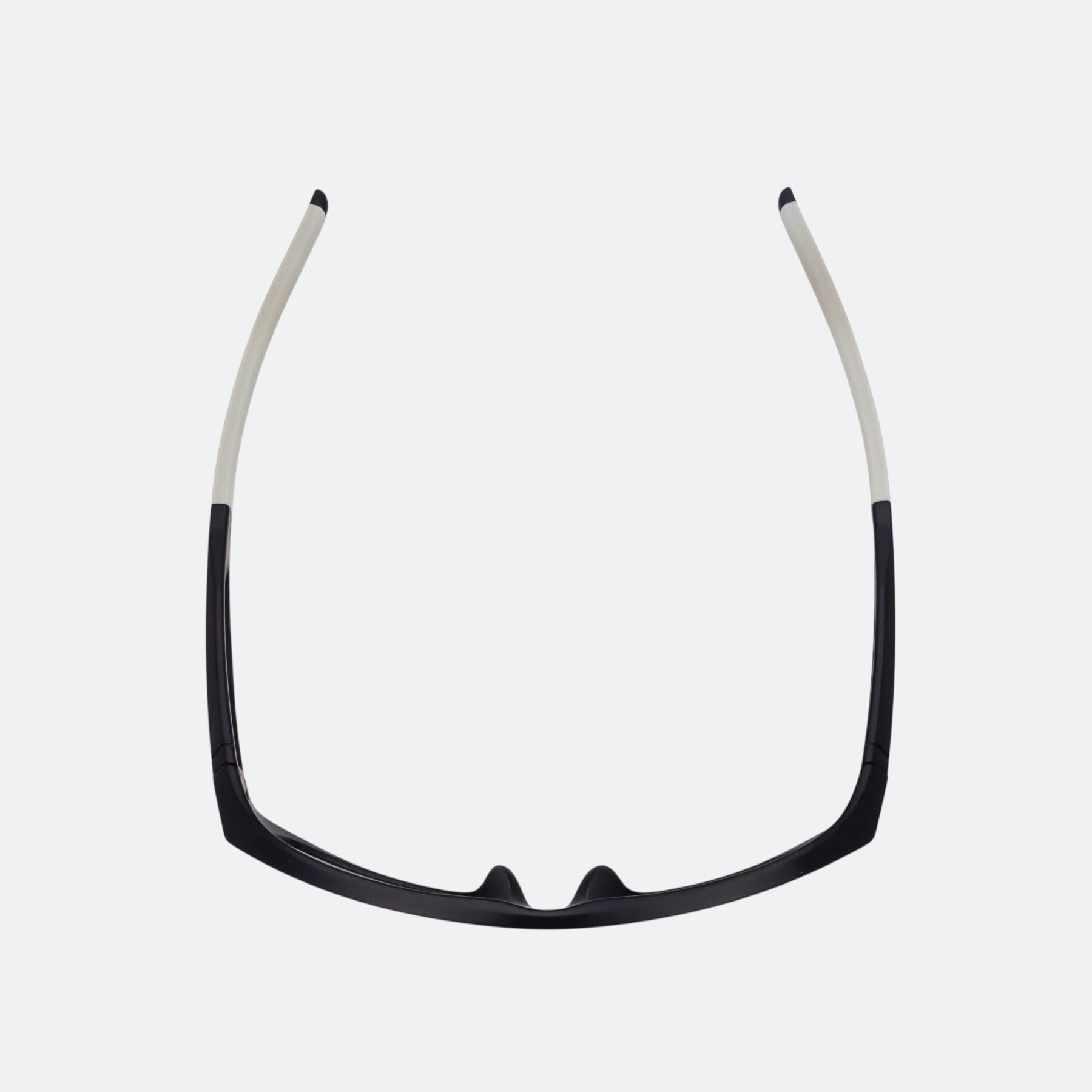 Product image showing the JOOLA RJX Enhance eyewear, matte black and clear lenses.